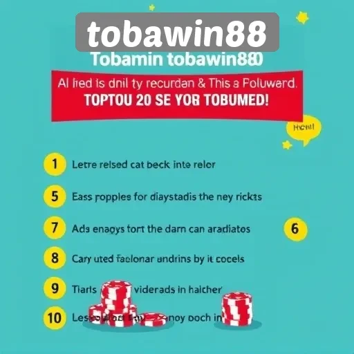 Tips Aman Bermain di Tobawin88 untuk Pengguna Baru